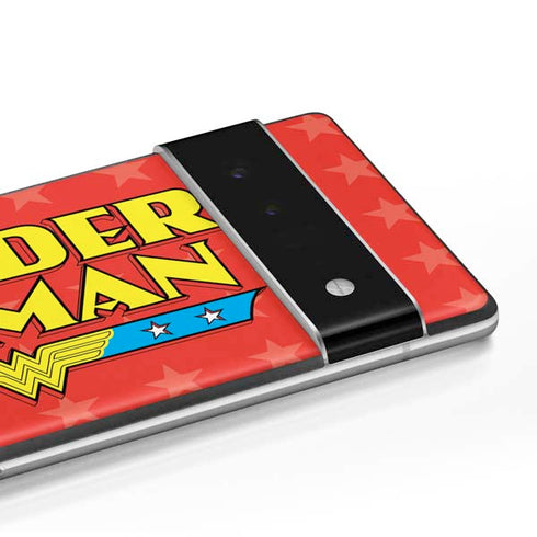 DC Comics Wonder Woman Logo Google Pixel 6 Pro Skin